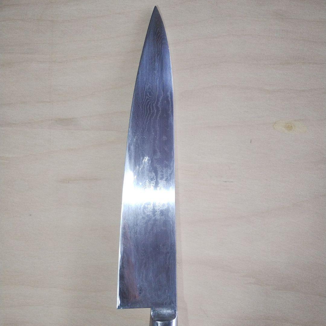 合羽橋かまた ダマスカス鋼 牛刀 全長400mm