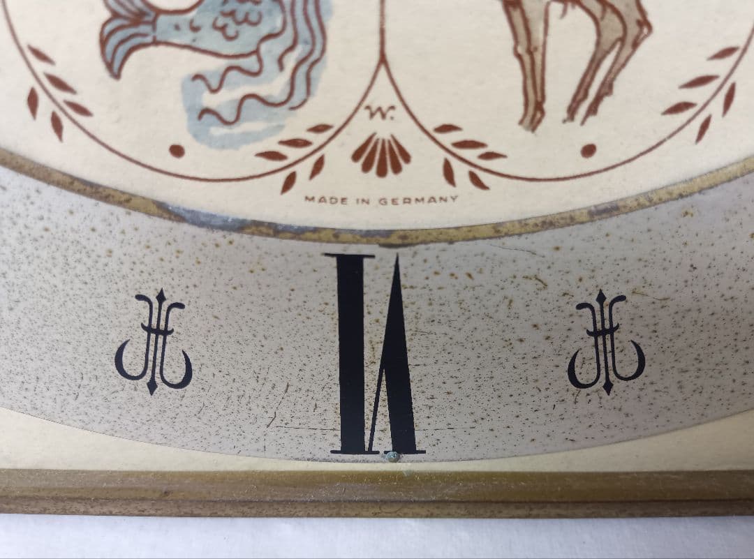 ドイツ ユンハンス 壁掛け振り子時計 十二星座 JUNGHANS ゾディアック