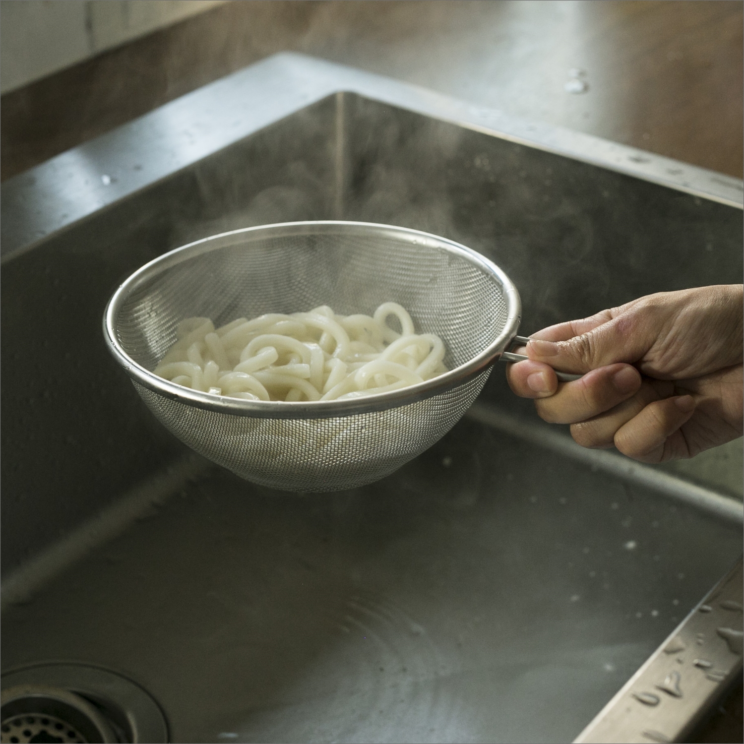 Three Snow 新越ワークス/フタ付ざるボウルセット -フタ付きだから