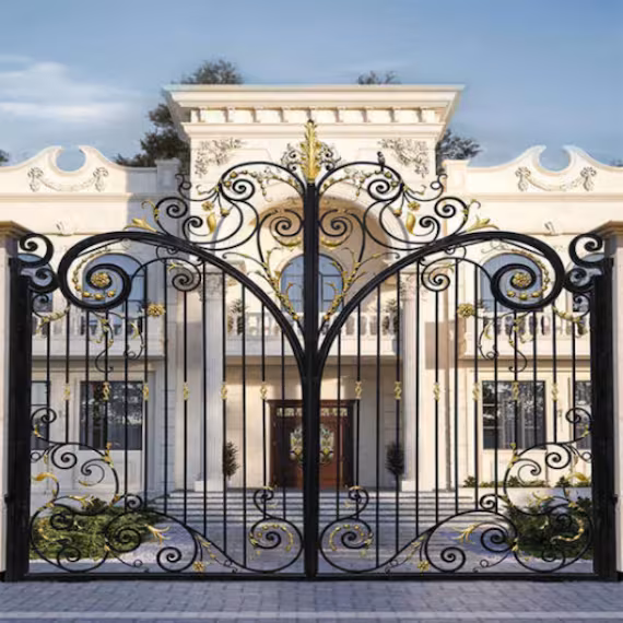 luxury-aluminum-gate-matte-black-gold-frame.jpg